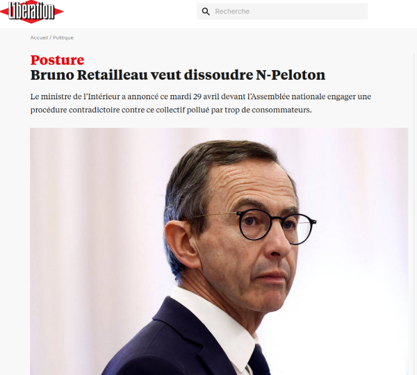 Interruption du N-Peloton image